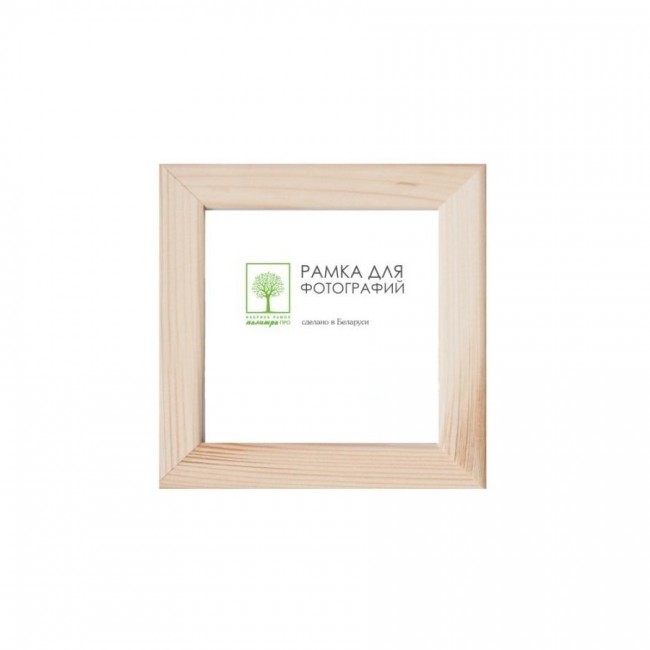 Puidust raam klaasiga 15х15 D18C