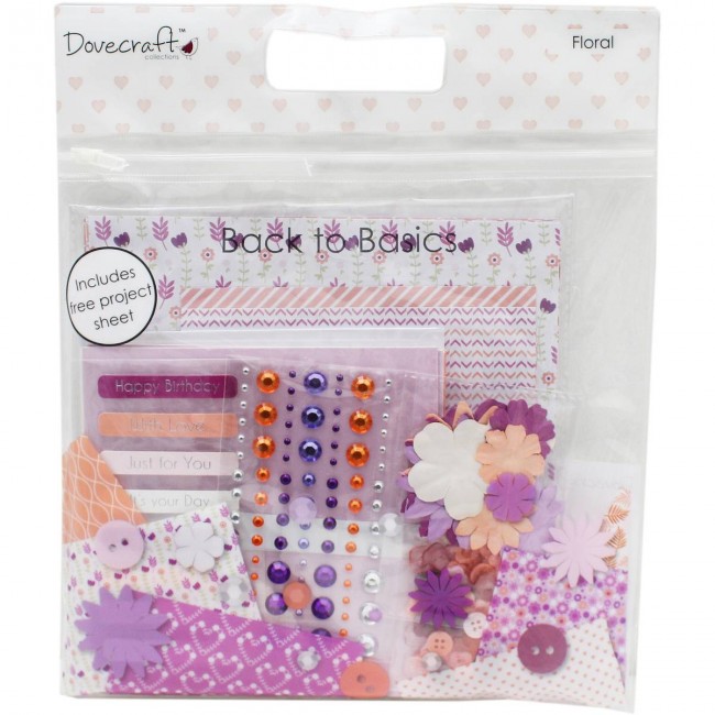 Kaardi valmistamise k-t  Floral Purples