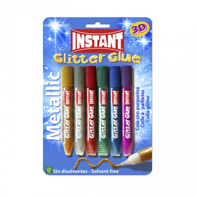 Liim  glitteriga Metallic INSTANT 10,5ml