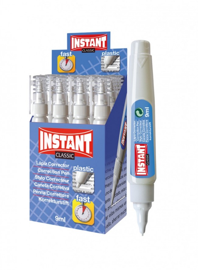Korrektorpliiats Instant 9ml (plast.otsik)