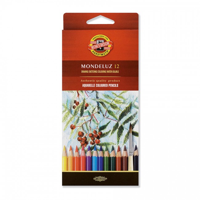 Akvarellipliiatsite Komplekt "Mondeluz"  12Tk