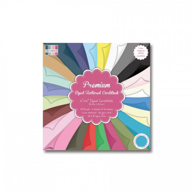 30x30cm  paberiplokk,  Premium Textured Cardstock