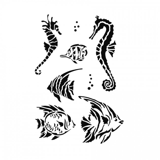 Seepferdchen & Fische
