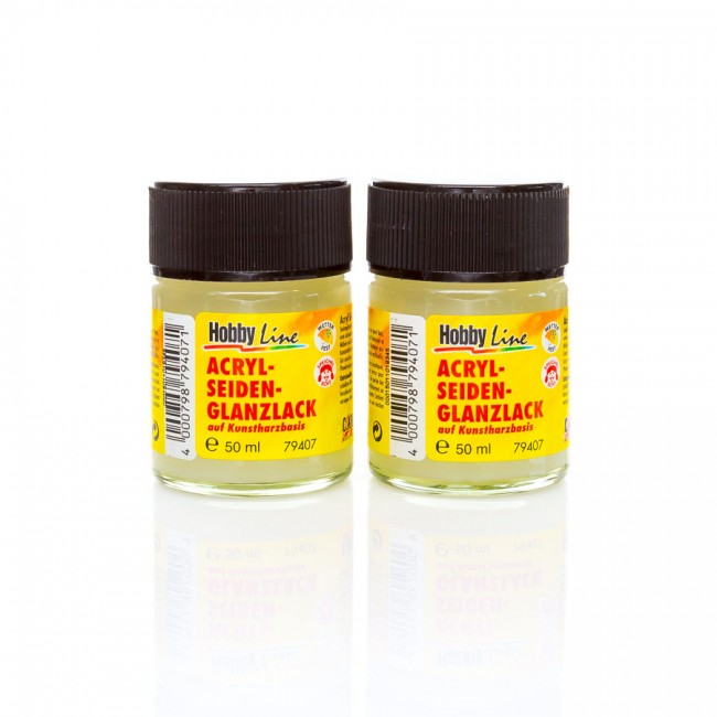 Hobby Line Sünteetilise Vaigu Baasil Lakk, Satin.50Ml