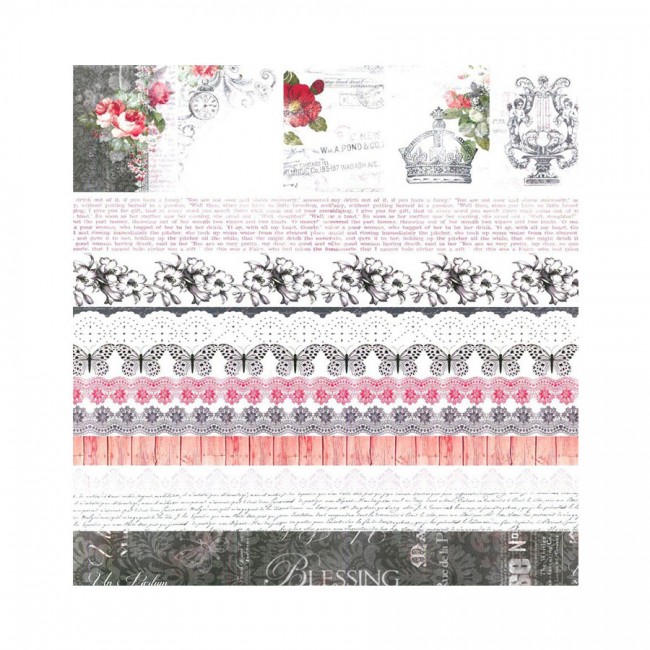 Scrapbookingu paber 30x30 cm- 180Gsm Elegy Elegy