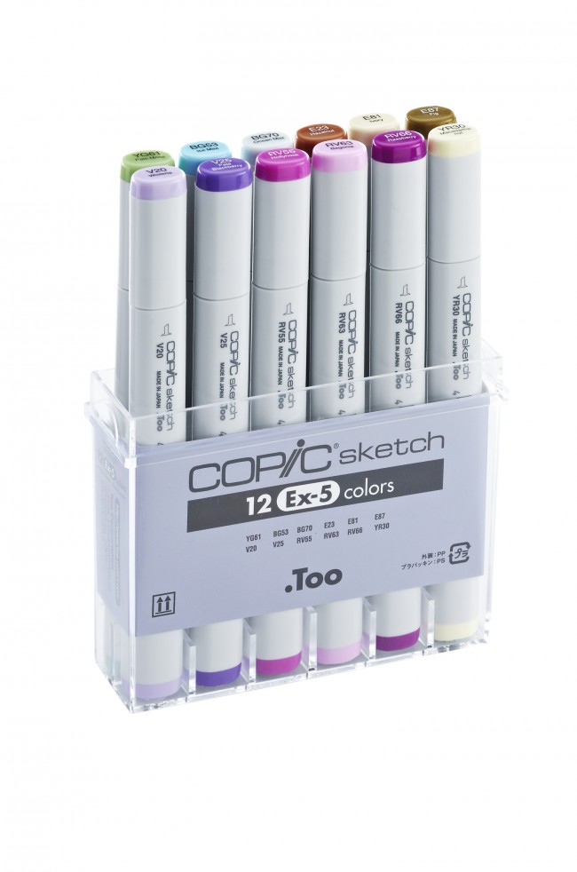 Copic Sketch  komplekt 12tk EX-5