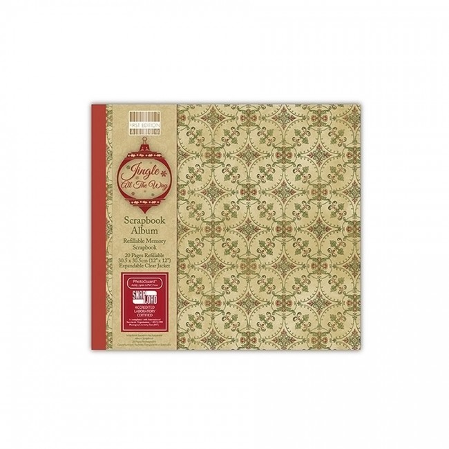 Scrapbookingu  album 30x30 cm -Jingle All The Way