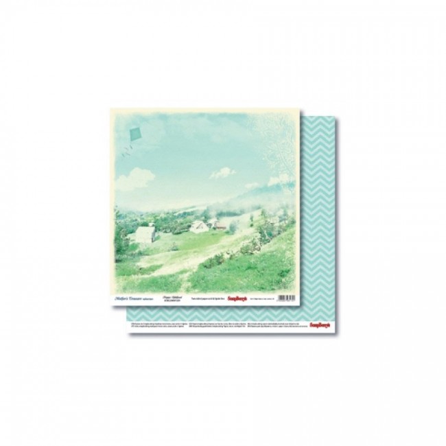 Scrapbookingu paber 30x30 cm-  Mother'S Treasure Happy Childhood 190Gsm