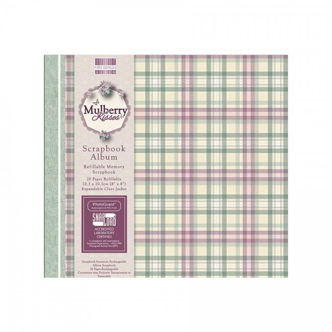 Scrapbookingu  album 20x20 cm - Mulberry Kisses