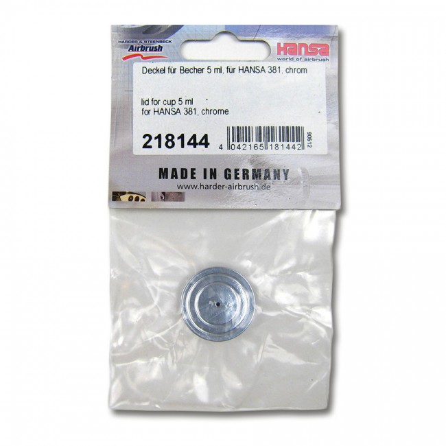 Varuosad Aerograafile Lid For Cup 5Ml