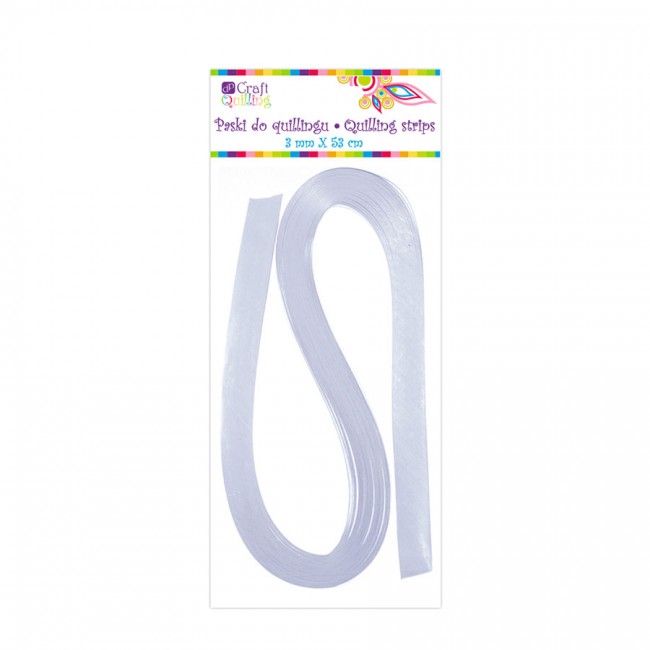 Quillingu Paberribad 3 Mm - White, 100 Pcs