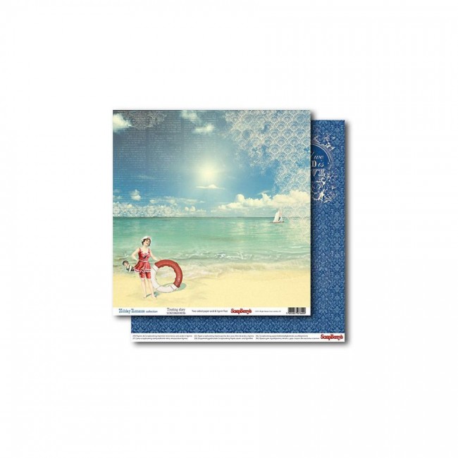 Scrapbookingu paber 30x30 cm- 190gsm  Holiday Romance - Touching Story