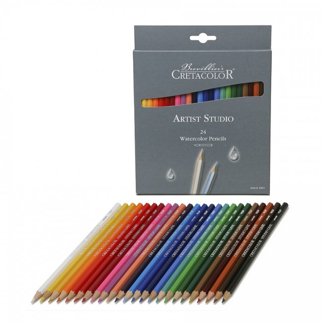 Akvarellipliiatsite Komplekt "Studio"24Tk  Cretacolor