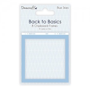 Dovecraft Back to Basics  Blue Skies Chipboard Frames