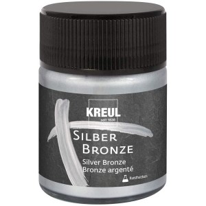 Metallikvärv  KREUL Liquid Bronze SILVER 50ml