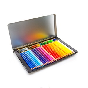 Värviliste Pliiatsite Komplekt "Polycolor" 72 Tk.metall karp