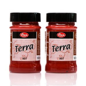 Dekoratiivvärvid, Terra“ Terracotta Effect Colour - Marrocon-Red
