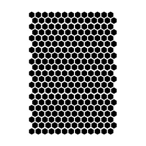 Stencil G cm.21x29,7  Texture Honeycomb