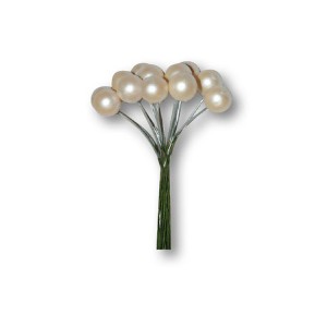 12 White Pearls Bouquet