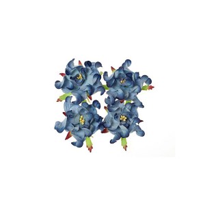 Gardenia 5Cm 4 Pcs In A Pack 2-Tones Blue