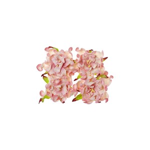 Gardenia 7Cm 4 Pcs In A Pack Pink&White