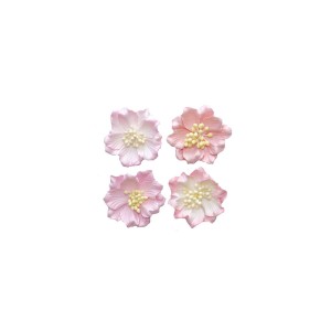 Gardenia Pale Pink, A Set Of 4 Pcs, Dia 5Cm