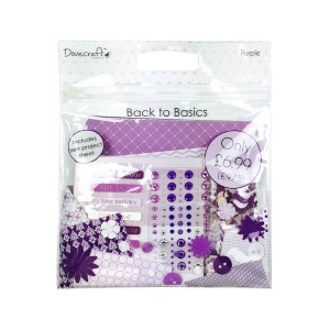 Dovecraft Back To Basics Goody Bag  Purple