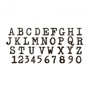 -50%Bigz Xl Alphabet Die Typo Upper By Tim Holtz