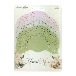 Dovecraft Floral Muse Paper Doilies
