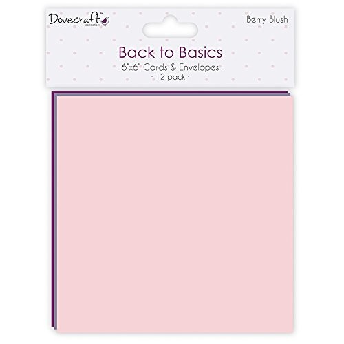 Dovecraft Back to Basics Berry Blush Cards and Envelopes