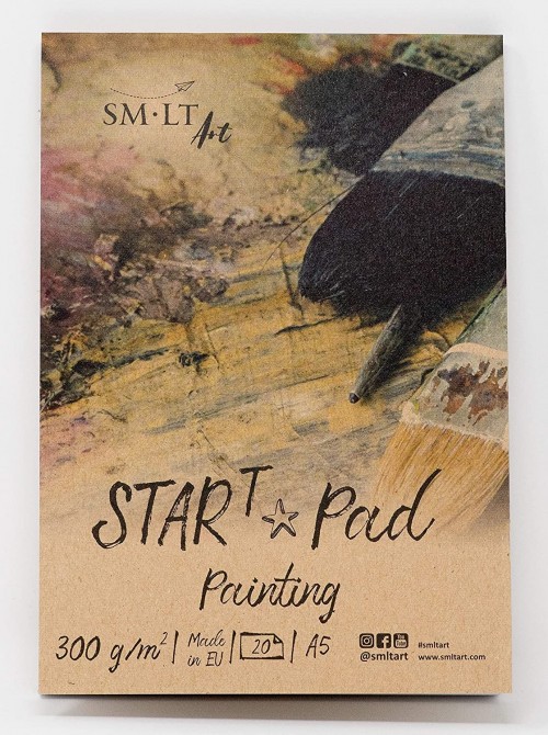 Painting pad  START "SMLT" A5, 20 lh,300gsm