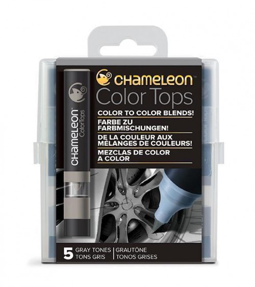 Markerilisa Chameleon "5-Colour Tops Gray Tones"