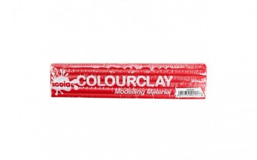 Plastiliin SCOLA Colour Clay 500g. Red