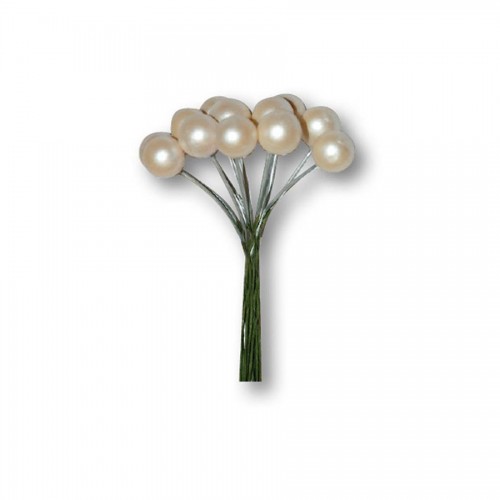 12 White Pearls Bouquet