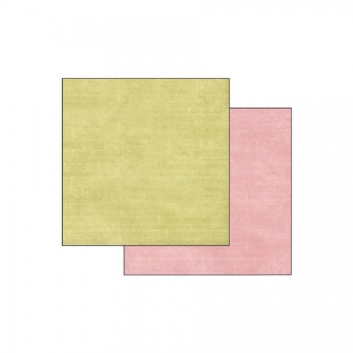 Scrapbookingu Paber 30X30 -  Texture Green/Pink