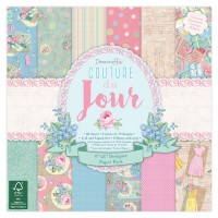 15x15cm Scrapbookingu  paberiplokk.Dovecraft Couture du Jour