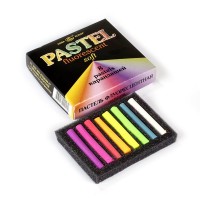 Art Pastel Set, 8 fluorescent colours