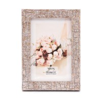 Plastikust pildiraam klaasiga10х15 3465/04 (grey-brown glitter)