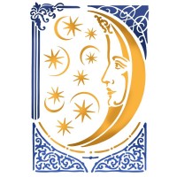 Šabloon G cm. 21x29,7 Alchemy Moon