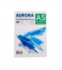 Akvarellialbum AURORA A5, 300gsm 12 lehte, Krobeline