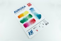 Akvarellialbum AURORA A3, 300gsm 12 lehte, Kuumpressitud