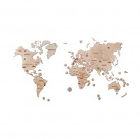 Puidust konstruktor «World Map XXL»