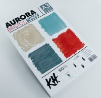 Joonestusalbum AURORA Bristol  A3, 300gsm 20 lehte, Sile