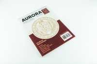 Akvarellialbum AURORA Red Ribbon A4, 300gsm 100% Puuvill 12  lehte, Krobeline