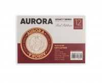 Akvarelliplokk AURORA Red Ribbon A5, 300gsm 100% Puuvill 12  lehte, Krobeline