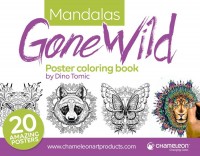 "Mandalas Gone Wild"värviraamat Chameleon