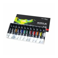 Akrüülvärvide k-t 12x 20 ml, ROSA Gallery