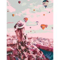 Maalimiskomplekt numbrite järgi : „Balloons. Cappadocia“, 35х45cm,