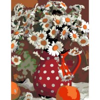 Maalimiskomplekt numbrite järgi : „Bouquet of Daisies“, 35х45cm,