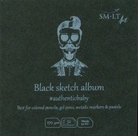 Black Eskiisiplokk "SMLT ART"  90x90mm,32lht,170gsm